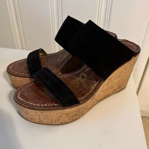 Black Platform Sandal - Sam Edelman